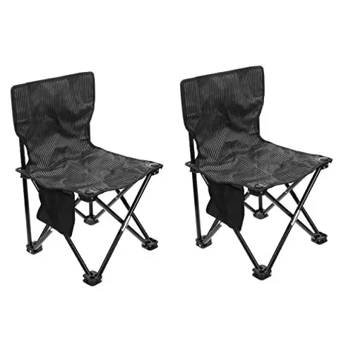 Produktbild: Cabilock 2 Stücke Faltbarer Saunastuhl Zusammenklappbarer Campingstuhl Outdoor Stuhl Faltstühle Für Draußen Wanderhocker Outdoor Faltstuhl Kleiner Faltstuhl Camping Liefert Leichtes