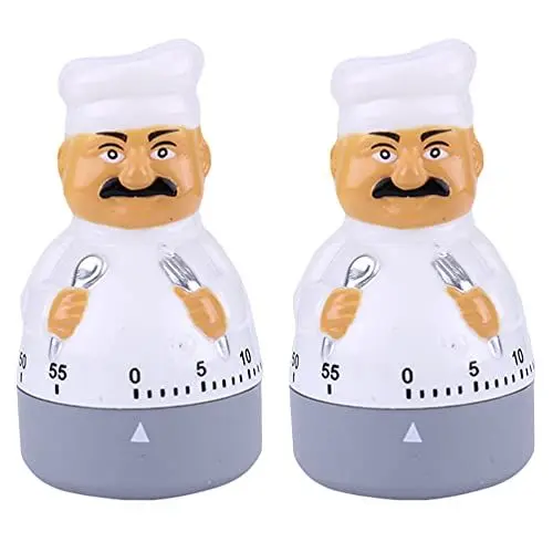 Produktbild: Praktischer Küchentimer Mit Cartoon-Design Und Lautem Alarm Zum Kochen Und Backen