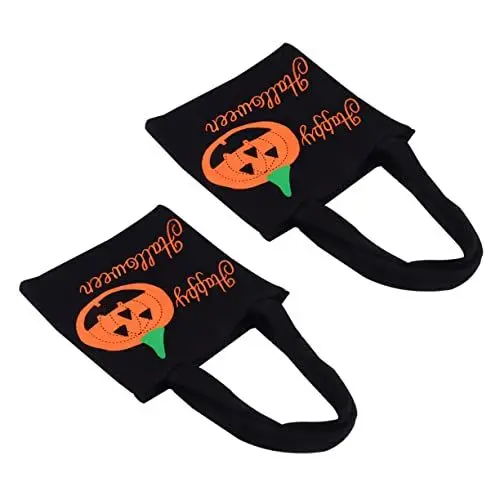Produktbild: Cabilock 2st Halloween-tasche Halloween-lebensmittelbeutel Taschen Für Halloween-leckerbissen Halloween-goodie-bags Süßes Oder Saures Taschen Halloween-kürbistasche Geschenk Handtasche Kind