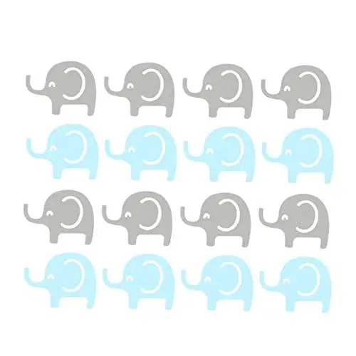 Produktbild: Cabilock Elefanten-dekorationen Mit Elefantenmotiv Für Kindergeburtstage Graue Tischdekorationen 2er-pack 100 Stück Pro Packung