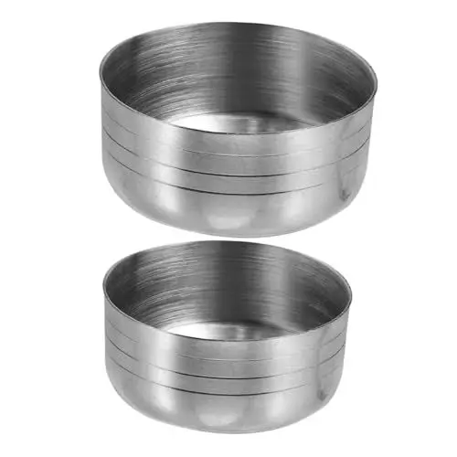 Produktbild: Cabilock 2st Becherdeckel Schütteln Handschüttler Protein-shaker-flasche Mason-shaker-abdeckung Stopper Bausatz Austausch Des Cocktailshaker-deckels Shaker-flaschen Rostfreier Stahl Silver