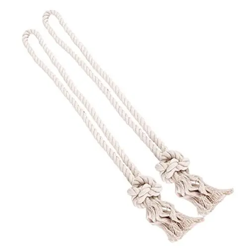 Produktbild: Cabilock 2st Quaste Vorhang Krawatte Gardinen Raffhalter Quasten Raffhalter Für Gardinen Vorhang-Quasten-Raffhalter Vorhang Quaste Raffhalter Vorhanghalterseil Draussen Stopper Baumwollseil