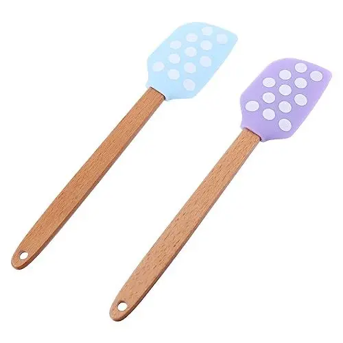 Produktbild: Cabilock Backzubehör 2 Stück Silikon-cremespatel Griff Ohne Holz Elegantes Küchenutensil Zum Mischen