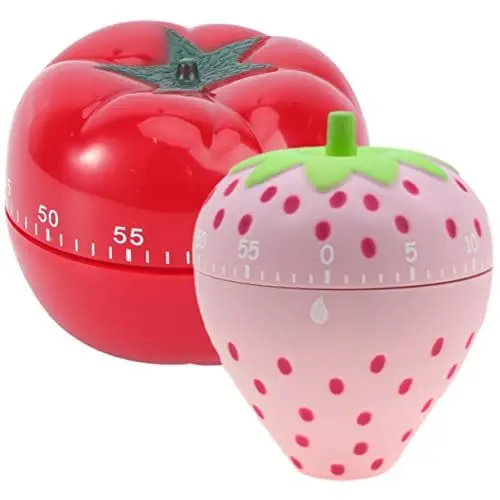 Produktbild: Cabilock 2st Timer Eieruhr Für Kinder Tischuhr Digitaler Wecker Digitale Zeitschaltuhr Für Kinder Magnetische Uhr Wecker Für Kinder Küchenerinnerung Küchenuhr Kochuhr Backzeiterinnerung Abs