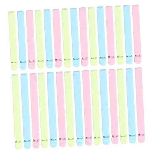 Produktbild: Cabilock 30pcs Snack Sealer Lebensmittel Tasche Abdichtung Clips Clips für Snacks Brot Lebensmittel