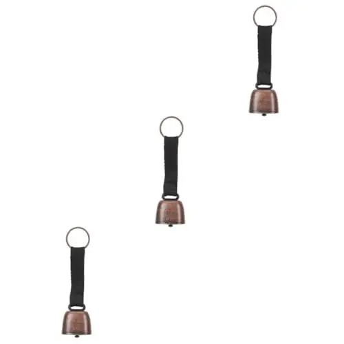 Produktbild: Cabilock 3St Bär abstoßende Glocke Bärenglocken für Hunde Wanderglocken Glockenspiel Weihnachten Christmas Bells terassendeko Camping zubehör Wandern Metallglocken Wanderzubehör Polyester
