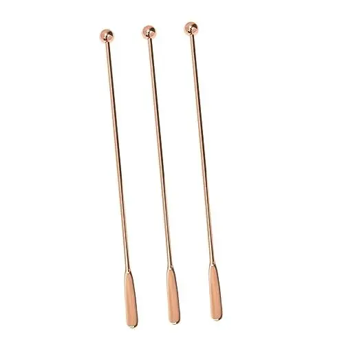 Produktbild: Cabilock Cocktail-rührer 3er-pack Edelstahl-rührer Einfach Zu Verwenden Für Bar Zuhause Tee