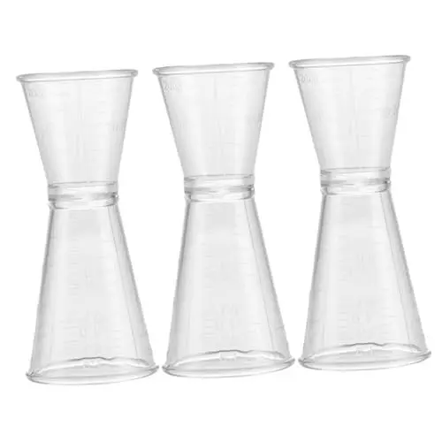 Produktbild: Cabilock Bar Bartending Messbecher 3 Stücke Doppel Jigger Messen Unze Tasse Präzision Für Trinken Shaker