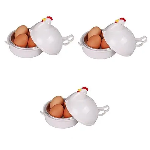 Produktbild: Cabilock 3St Mikrowelle Eierkocher Eierkocher, Mikrowelle eierkocher kocher Eierkocher für die Mikrowelle Eierkocher Mikrowelle eierkocher für mikrowelle Eierpochierer für die Mikrowelle