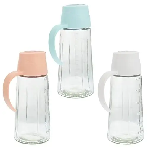 Produktbild: Cabilock 3St Ölkanne flasche küchenöl Olivenölausgießer Flasche Olivenöl Essigspenderkännchen Ölbehälter ölflasche olive oil dispenser Ölspender Behälter für Sojasauce Essigtopf Öltopf Glas