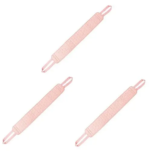 Produktbild: Cabilock 3 STK Doppelseitige Rückenmassage Reichhaltiges Schäumendes Handtuch Badetuch Für Die Haut Peeling-luffa-rückenwäscher Badebürstenriemen Massagegerät Schwamm Gemütlich Fräulein