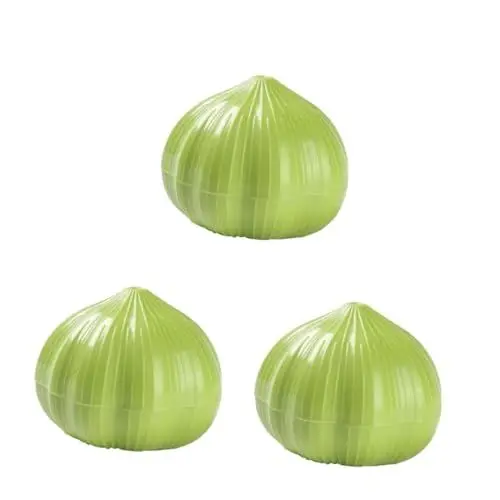 Produktbild: Cabilock 3 STK gemüsenudelschneider gemüseschneider Knoblauchküchenutensilien Knoblauchgeschmack gemüsehäcksler Zwiebel Schleifer Knoblauchmühle für zu Hause Knoblauchpresse Schäler Green
