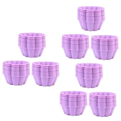 Produktbild: Cabilock 3 Sätze Eierkuchenform Muffinförmchen Mit Blumen Werkzeug Zum Backen Von Kochplatte Формы Для Выпечки Kreative Muffinförmchen Backförmchen Kieselgel 10 Stück * 3