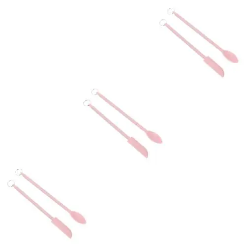 Produktbild: Cabilock 3 Sätze Einziehbarer Spatel Mini-spachtel Für Die Küche Kleiner Pfannenwender Für Die Küche Mini Marmelade Mini-schaufel Lotionsspatel Backspatel Kuchenschaber Rosa Kieselgel