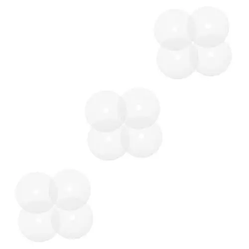 Produktbild: Cabilock 3 Sätze Trockenkissen Mesh-dörrschalen Gefriertrocknerschalen Obstdörrgerät Schnell Trocknende Matte Fruchttrocknermatte Dörrtabletteinlage Dörrpads Weiß Kieselgel 4 Stück * 3