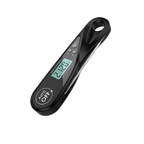 Produktbild: Cabilock 3 Stk Grillthermometer Lebensmittel Fleischthermometer Temperaturfühler Für Fleisch Lebensmittelthermometer Für Flüssigkeiten Ablesbares Thermometer Rostfreier Stahl Black