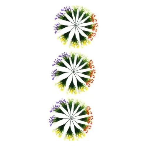 Produktbild: Cabilock 3 Stück 12 Simulierte Künstliche Blumen Für Den Außenbereich Künstliche Arrangements Außendekoration Künstliches Grün Künstliche Blumen Für Den Außenbereich Mini Dekoration
