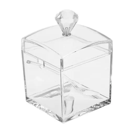 Produktbild: Cabilock 3 Stück Gewürzglas Zuckerhalter Behälter Für Gemahlenen Kaffee Transparentes Gewürzglas Gewürzbehälter Zuckerglas Schalen Behälter Mit Deckel Transparenter Behälter Topf