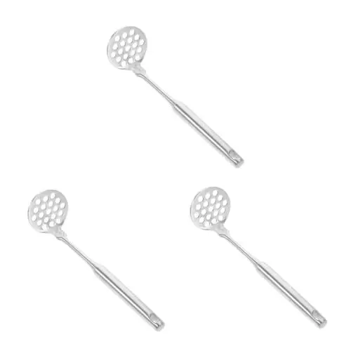 Produktbild: Cabilock 3 Stück Kartoffelpüree Stampfer Kartoffelstampfer Quetscher Mini Kartoffelstampfer Kleine Kartoffel Haushaltsstampfer Bohnenzerkleinerer Werkzeug Kartoffelstampfer