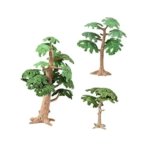Produktbild: Cabilock 3st Künstlicher Pflanzenbaum Cedre Zen-gartenbäume Tür Gefälschte Zypresse Im Freien Künstliche Outdoor-Pflanzen Mini-zypresse Gefälschte Pflanzen 4ft Pflanzer Kiefer Green Plastik