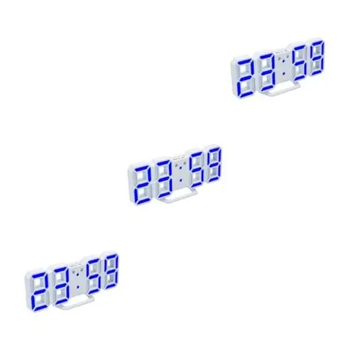 Produktbild: Cabilock 3st Reisewecker Led-wecker Led-wanduhr Digital Südkorea Reisen