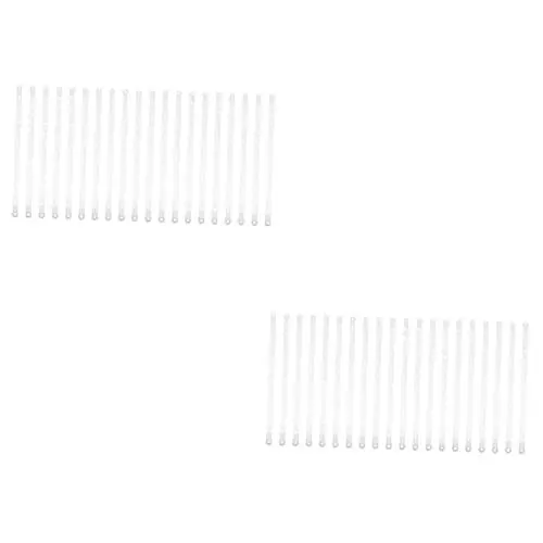 Produktbild: Cabilock 40 STK Aufhänger Verbindungsstreifen Plastikstreifen Beste Speicherlösungen Für Zu Hause Koordinieren Sie Aufhängerstreifen Kleiderschrank Kleiderbügel Chip Kleidung Weiß