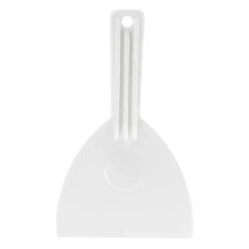 Produktbild: Cabilock 4 Stück Kuchenschaber Grillschaber Aus Kunststoff Pizzateig Schaber Fondant-schaber Brotschaber Teigschneider Aus Kunststoff Lebensmittelschaber Spachtel Server Glatt Plastik Weiß