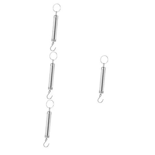 Produktbild: Cabilock 4 Stück Küchenhakenwaage kitchen scale kücjenwaagen handwaage Haushaltswaage Federwaage Gepäckhaken tragbare Hängewaage Reisegepäckwaage Koffer Waage Rostfreier Stahl Silver