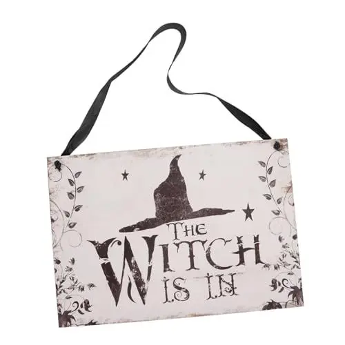 Produktbild: Cabilock 4 Türschilder für Halloween Halloween-Hängeschild Hexen halloween wanddeko halloween party Herbstdeko Kleiderständer Halloween-Hängedekorationen Hexentürhänger