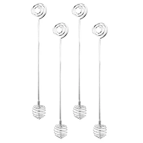 Produktbild: 4 Stücke Honiglöffel Edelstahl Honigstab Honig Und Sirup Dipper Stick Honigheber Rührlöffel Honigspirale Marmelade Löffel Servierlöffel für Honig Kaffee Tee Marmelade