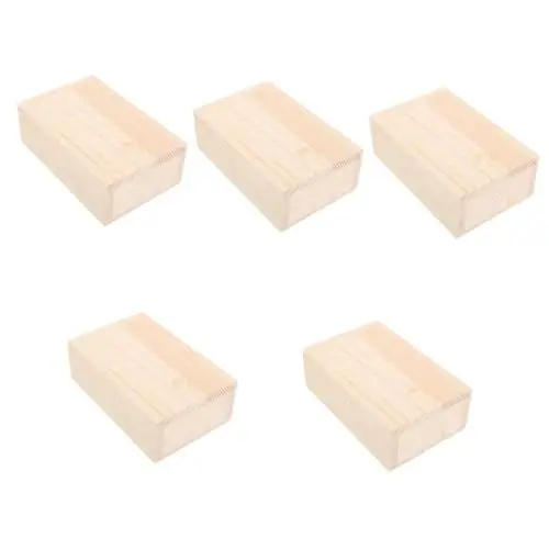 Produktbild: Cabilock 5Er-Box Kasten herausziehen Schmuck Aufbewahrungsbox für Ohrringe Aufbewahrungsboxen für Armbänder Schminktisch Handtuchset schmücken Container Holzkasten hölzern