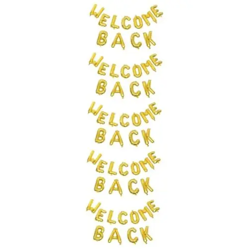 Produktbild: Cabilock 5 Sätze Alphabet-luftballons Zu Schulballons Schuldekorationen Für Klassenzimmer Willkommen, Heliumballon Willkommensballons Büro Aluminiumfolie Buchstabe Einstellen