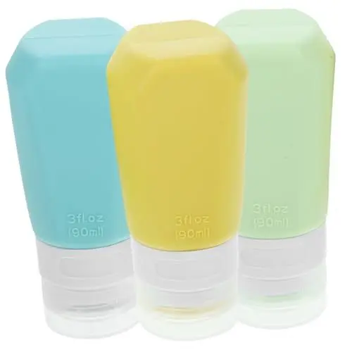 Produktbild: Cabilock 5 Sätze Flasche Aus Kieselgel Milch Flasche Milchkocher Flasche Duschgel Reise-handseife Kulturbehälter Für Die Reise Flaschen in Reisegröße Für Toilettenartikel 3 Stück * 5