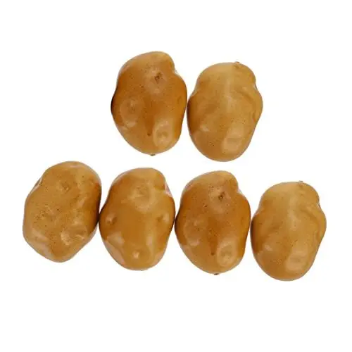 Produktbild: Cabilock Realistisches Gemüsemodell 6 Stück Kartoffelverzierungen Für Die Wohnkultur Im Bauernhausstil