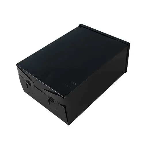 Produktbild: Cabilock 6er-Box Stapelbare Schuhkartons De Transparente Schuh Aufbewahrungsbox Zusammenklappbarer Schuhschrank Aufbewahrungsbox Für Schuhe Schuhbehälter Schuhregal Muschelschale Faltbar