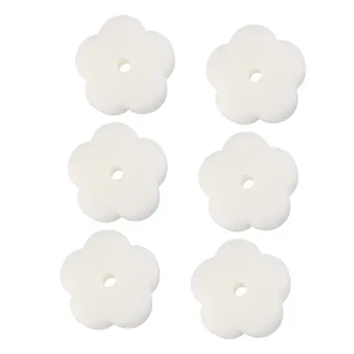 Produktbild: Cabilock 6st Ölabsorbierender Schwamm Bälle -ölschwamm Öl Absorbierender Schwamm Für Pools Reinigungswerkzeuge Für Ölschwämme Schwimmschwamm Weiß Spa Öl Entfernen