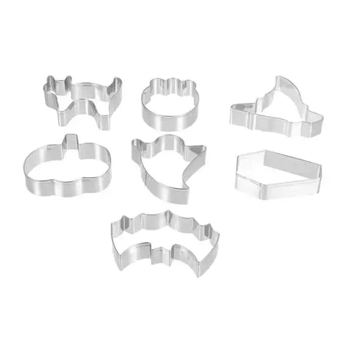 Produktbild: Cabilock 7 Stücke Halloween Cookie Set Keks Formen Backen Werkzeuge Edelstahl