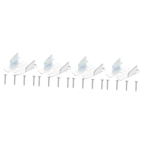 Produktbild: Cabilock 8 Sets Gardinenstangenzubehör Stangenhalterungen Schrauben Home Office Fensterstangenhalter