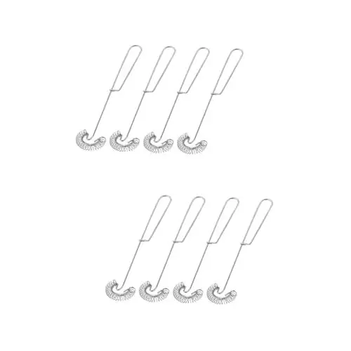 Produktbild: Cabilock 8 Stück Edelstahl Ei Küchenwerkzeuge Eiermixer Edelstahl Schneebesen Schneebesen Handmixer Manueller Schneebesen Metall Schneebesen Eier Werkzeuge Küche Handmixer Schneebesen