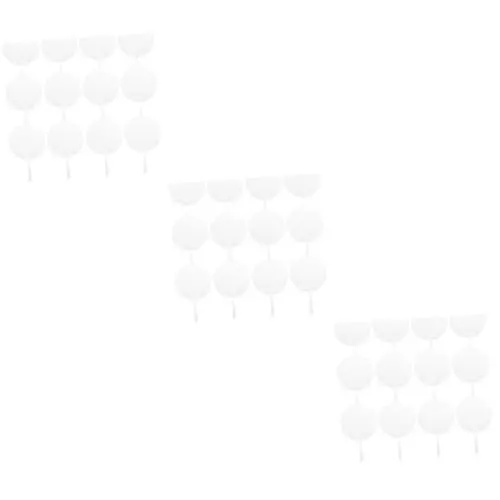 Produktbild: Cabilock 90 STK transparenter Fächer DIY Fächer Kreatives Basteln mit Fächern Transparenter DIY-Fächer Handventilator Fans von Hochzeitsprogrammen DIY-Graffiti-Fan Party-Malerei-Fans PVC