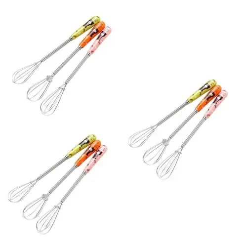 Produktbild: Cabilock 9 Stk Cartoon-eierschläger Mixer Für Hand Des Schneebesens Manueller Schneebesen Handmixer Stabmixer Eiermixer Schokoladen-schneebesen-mixer Sahnemischer Wiederverwendbar