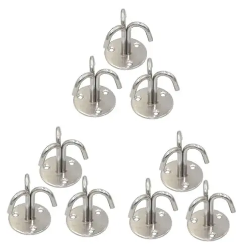 Produktbild: Cabilock 9 Stk Obenliegende Haken Hochleistungs-deckenhaken Deckenbehang Deckenhaken Abhängen Haken Zum Aufhängen Deckenhaken, Haken Für Deckenplatten Pflanzendeckenhaken Silver