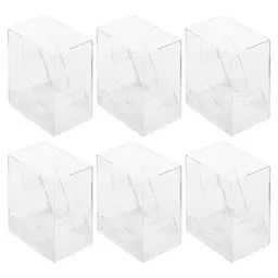 Produktbild: Cabilock Acryl Uhr Fall 6 Stücke Geh?use Lagerung Acryl Organisator St?nder Armbanduhr Halter Organisator Armreif für Ausstellung Schaufenster Shop Geburtstag Handgelenk Transparent Einzelne Uhr Box