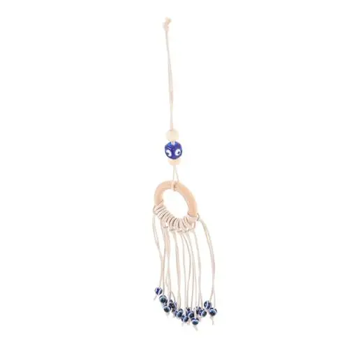 Produktbild: Cabilock Handgemachte Evil Eye Auto Hängende Charms Baumwollseil Gewebt Wandbehang Ornament