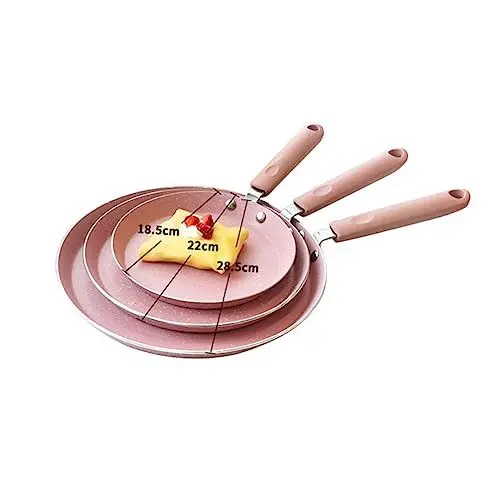 Produktbild: Cabilock 10 Zoll Aluminium-antihaft-pfannenset – Kochgeschirr Mit Deckel – Pfannkuchenpfanne – Küchengerät – Perfekt Für Zuhause Und Restaurant –