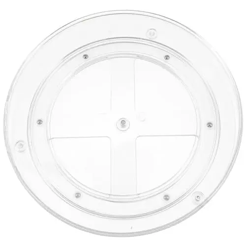 Produktbild: Cabilock Aufbewahrungsregal aus Acryl storage shelves abstellständer Küchenregal für Gewürzdosen Drehbares Tablett für Make-up drehteller Gewürze Plattenspieler-Schrank-Organizer Ablagefach