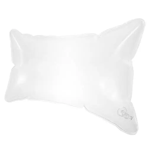 Produktbild: Cabilock Aufblasbares Kissen Sofa-versorgung Reise-Luftkissen Schlafsackkissen Camping-ausrüstung Aufblasbares Strandkissen Klarer Kisseneinsatz Outdoor-Kissen PVC Draussen