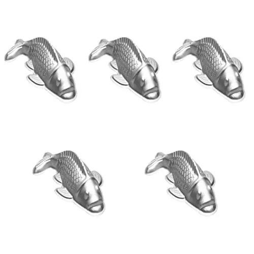 Produktbild: Cabilock 5stücke Fischförmige Backform Aluminium Antihaft Kuchen Und Schokoladenform Für Kreative Desserts Geeignet Für Zuhause Und Veranstaltungen