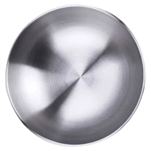 Produktbild: Cabilock Becher Mit Doppelhenkel Suppenschüssel Müsli-rührschüsseln Ramen-schüssel Servieren Kompakter Futternapf Nudelschüssel Snack-schüssel Suppenteller Rostfreier Stahl Silver