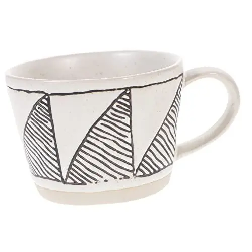 Produktbild: Cabilock Zarte Keramiktasse Im Vintage-stil Wassertasse Tasse Latte-tasse Künstlerische Kaffeetasse Schreibtisch-safe